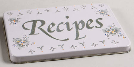 Callaway (Corelle) Lid for Metal Recipe Box
