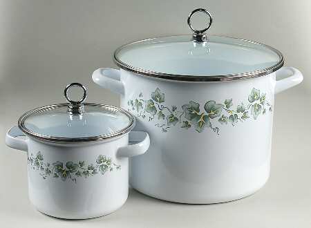 Callaway (Corelle) (4 Piece) Metal Stockpot Set (1.5qt & 8qt)