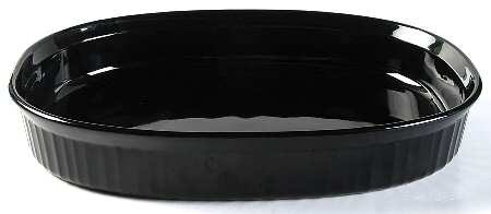 Classic Black 12'' Oval Baker