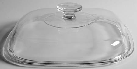 Country Cornflower Lid for 2.5 Quart Square Casserole