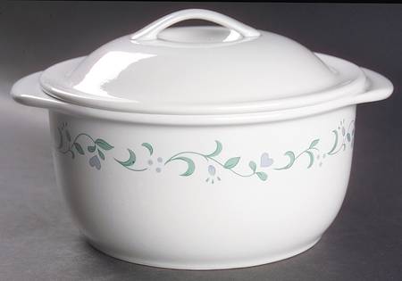 Country Cottage (Corelle) 1.5 Qt Round Covered Casserole