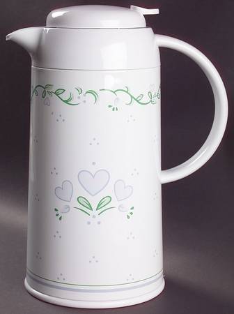 Country Cottage (Corelle) Plastic Thermos/Carafe & Lid