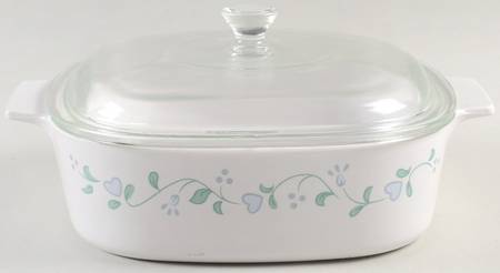 Country Cottage (Corelle) 2 Quart Square Casserole with Lid