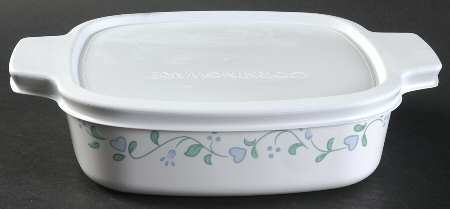 Country Cottage (Corelle) 1 Quart Square Casserole with Lid
