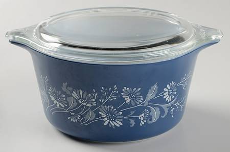 Colonial Mist 1 Qt Round Covered Casserole
