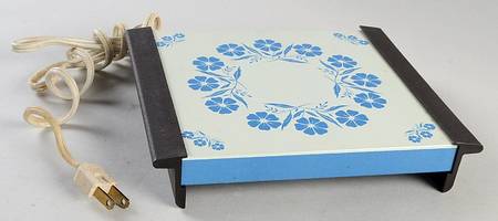 Cornflower Blue Electric Food Warming Tray