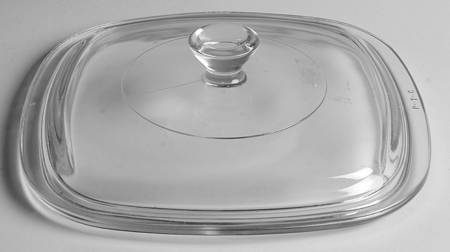 Cornflower Blue Lid for .75 Qt Square Casserole