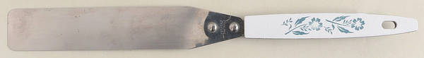 Cornflower Blue Metal Icing Spatula