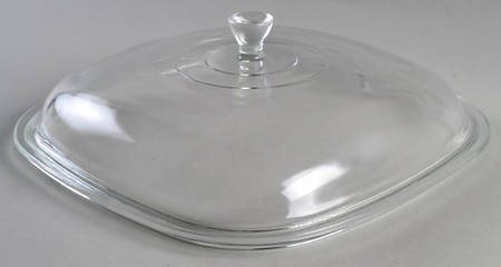 Cornflower Blue Lid for 2 Quart Square Casserole