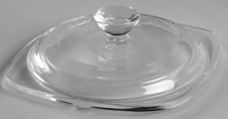 Cornflower Blue Glass Lid for 1 Qt Sauce Maker