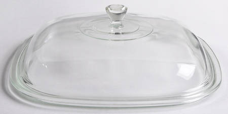 Cornflower Blue Lid for 4 Quart Square Casserole