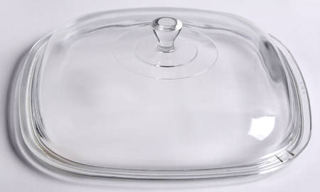 Cornflower Blue Lid for 5 Quart Square Casserole