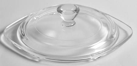 Cornflower Blue Glass Lid for 1 Pt Sauce Maker