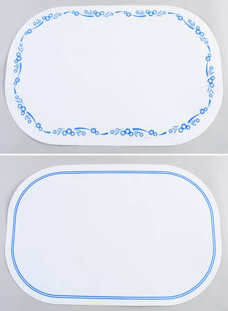 Cornflower Blue Vinyl Placemat