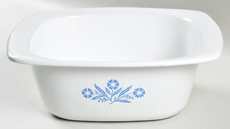 Cornflower Blue 5qt Square Dutch Oven W/No Lid