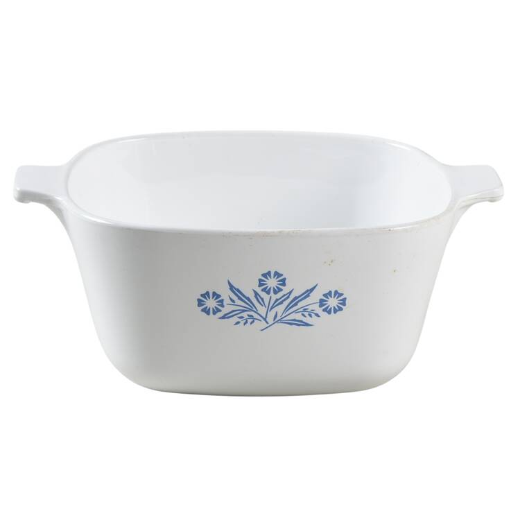 Cornflower Blue 1.75 Square Casserole No Lid