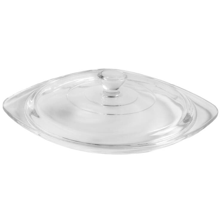 Cornflower Blue Glass Lid for 2 Qt Sauce Maker
