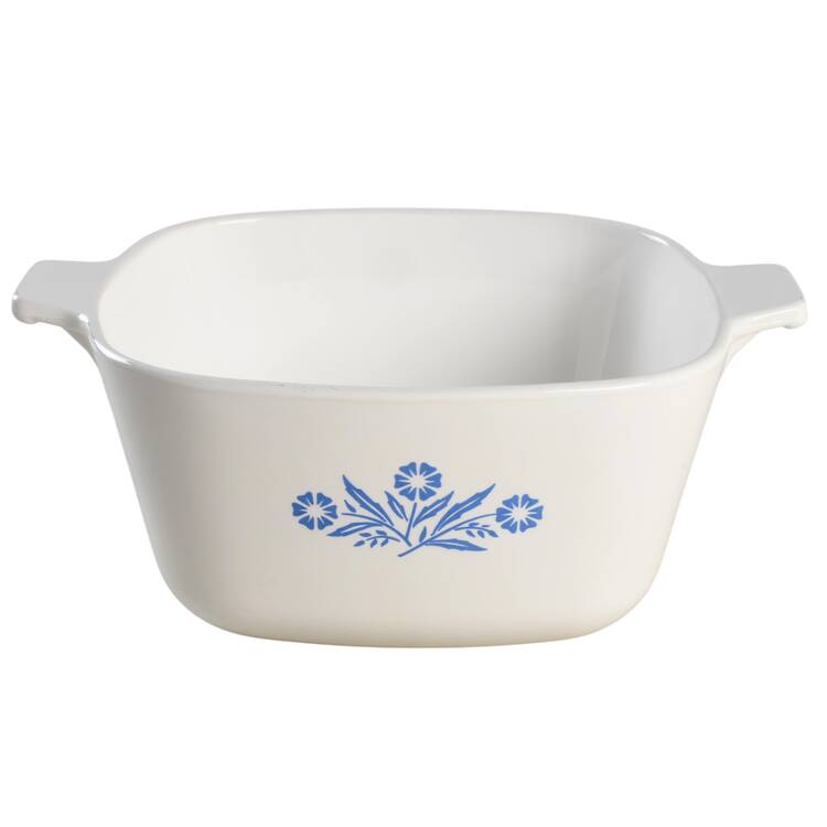 Cornflower Blue 1.75 Quart Square Casserole No Lid
