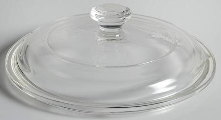 Cornflower Blue Glass Lid for 2.5 Cup Saucepan