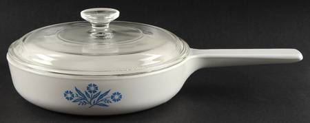 Cornflower Blue 8" Rangetopper Skillet & Glass Lid