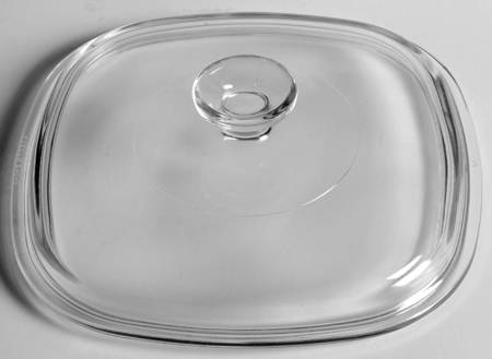 Cornflower Blue Lid for 2 Quart Square Casserole