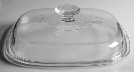 Cornflower Blue Lid for 4 Quart Square Casserole