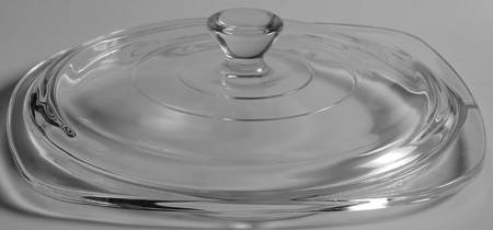 Cornflower Blue Glass Lid for 1 Qt Sauce Maker