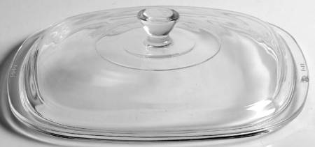 Cornflower Blue Lid for 3 Quart Square Casserole