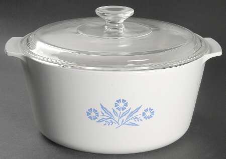 Cornflower Blue 5 Qt Rangetopper Saucepot W/Glass Lid