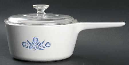 Cornflower Blue Rangetopper 2.5 Quart Saucepan with Glass Lid