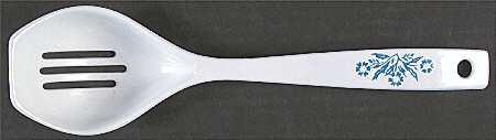 Cornflower Blue Slotted Nylon Serving Spoon