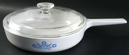 Cornflower Blue 10" Rangetopper Skillet & Glass Lid