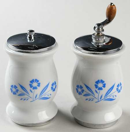 Cornflower Blue Salt Mill & Pepper Mill Set