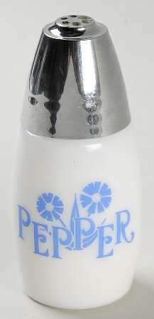 Cornflower Blue Pepper Shaker