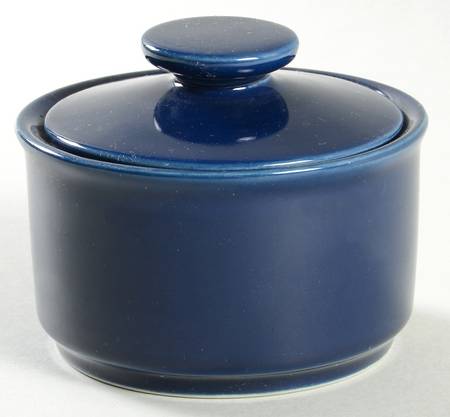 Duo Blue Sugar Bowl & Lid