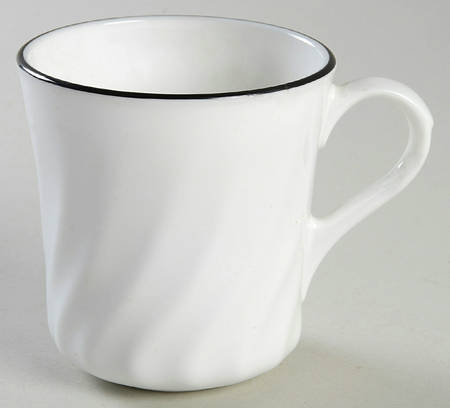 Enhancements (Black Trim, Corelle) Mug/Cup