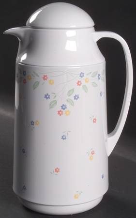 English Meadow (Corelle) Plastic Thermos/Carafe & Lid