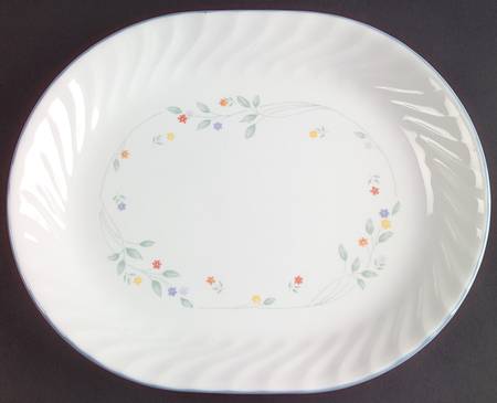English Meadow (Corelle) 12" Oval Serving Platter