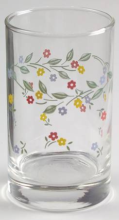 English Meadow (Corelle) 6 Oz Glassware Juice