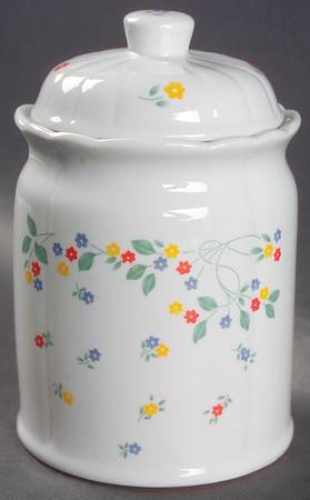 English Meadow (Corelle) Medium Canister & Lid