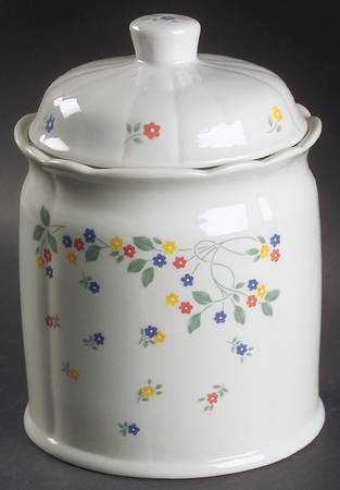 English Meadow (Corelle) Large Canister & Lid