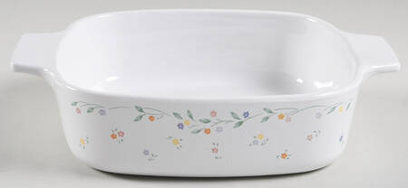 English Meadow (Corelle) 1 Quart Square Casserole No Lid