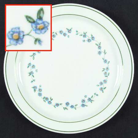 Forget Me Not (Rim, Corelle) by Corning Corelle
