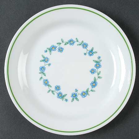 Forget Me Not (Rim, Corelle) Bread & Butter Plate