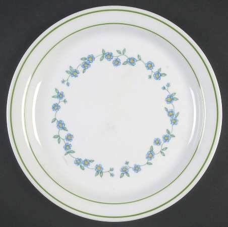 Forget Me Not (Rim, Corelle) Salad Plate