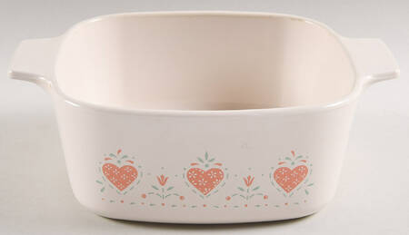 Forever Yours (Corelle) 1.5 Quart Square Casserole No Lid