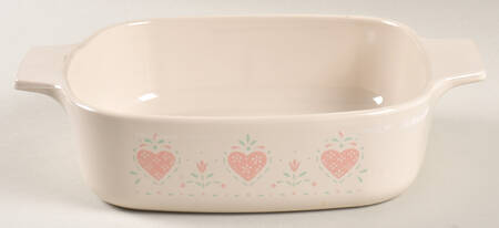 Forever Yours (Corelle) 1 Quart Square Casserole No Lid