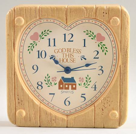 Forever Yours (Corelle) Wood Clock