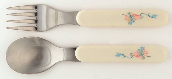 Forever Yours (Corelle) (2 Piece) Child's Flatware Set