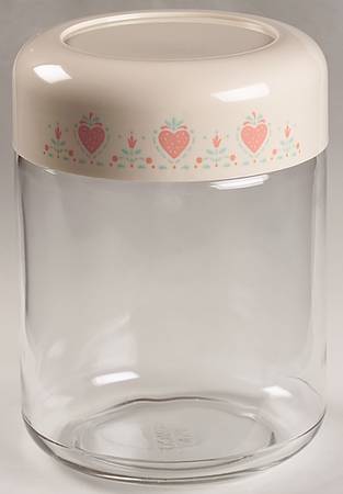 Forever Yours (Corelle) Large Glassware Canister